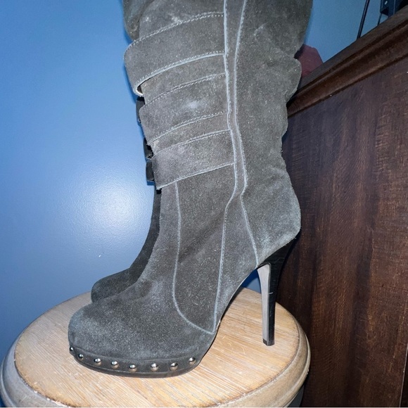 Steven By Steve Madden Black Over the Knee Boots - Picture 3 of 11